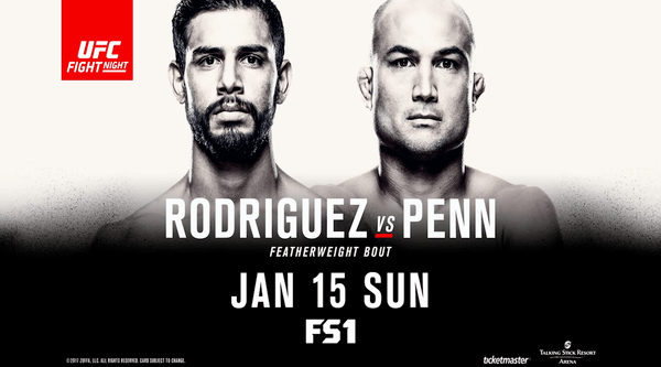 Watch UFC Fight Night 103 Rodriguez Vs Penn 1/15/17 Live Online Full Show | 15th January 2017