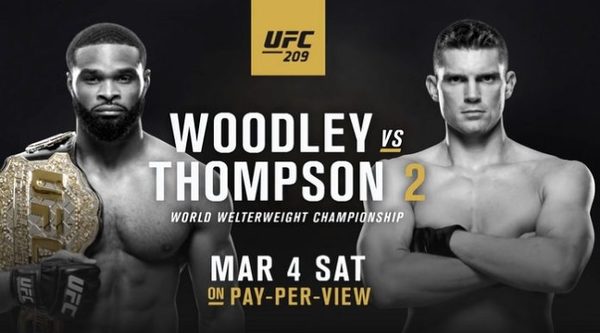 Watch UFC 209 – Woodley Vs Thompson 2 3/4/17 Live Online Full Show | 4th March 2017