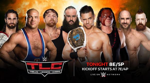 Watch WWE Tables Ladders And Chairs – TLC PPV 2017 10/22/17 Live Online Full Show | 22nd October 2017