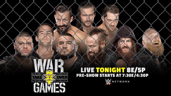 Watch WWE NxT TakeOver – WarGames Live 11/18/17 Live Online Full Show | 18th November 2017