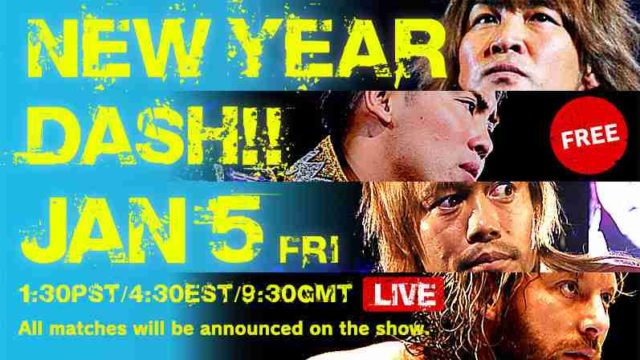 Watch NJPW New Year Dash Tokyo 1/5/18 Live Online Full Show | 5th January 2017