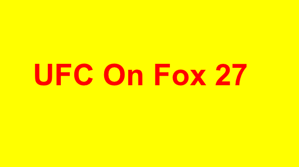 UFC on Fox 27 Jacare Vs Brunson 2