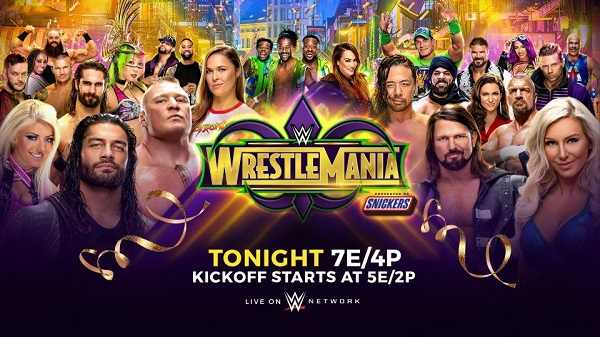 WWE WrestleMania 34 2018 PPV 4/8/18