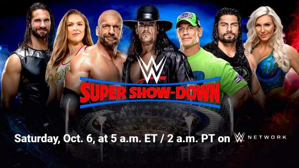 Watch WWE Super Show-Down 2018 PPV 10/6/18 Live Online Full Show | 6th October 2018