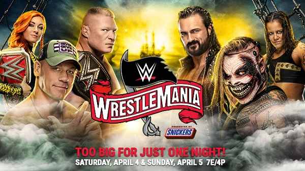 Watch WWE Wrestlemania 36 2020 PPV Day 1 4/4/20 Live Online Full Show | 4th April 2020