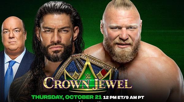 Watch WWE Crown Jewel 2021 PPV 10/21/21 Live Online Saudi Arabia Full Show | 21st October 2021